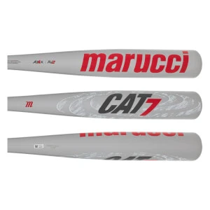 Marucci CAT7 Silver BBCOR Baseball Bat: MCBC72S - Image 2
