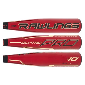 Rawlings Quatro Pro -10 USSSA Baseball Bat: UTZQ10 - Image 2