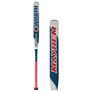 Worth Mayhem 13" XL Dual Stamp Slow Pitch Softball Bat: WM13L1