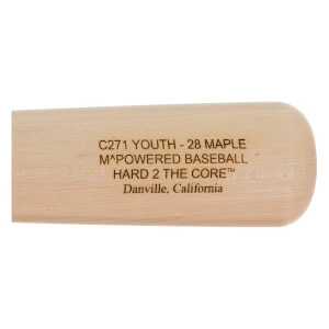 M^Powered H2TCâ„¢ Pro Maple Wood Youth Baseball Bat: H2TCY - Image 4