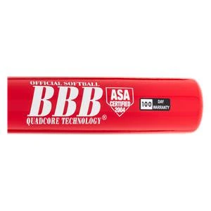 BamBooBat Bamboo Wood ASA Slow Pitch Softball Bat: HNBR34S White/Red 6 BamBooBat Bamboo Wood ASA Slow Pitch Softball Bat: HNBR34S White/Red - Image 4