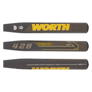 Worth Mach 1 Hitman 13.5" XXL Senior Slow Pitch Softball Bat: WMDRSS - Image 2