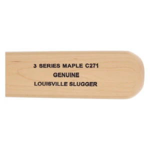 Louisville Slugger Genuine Series 3 C271 Maple Wood Baseball Bat: WBL2517010 - Image 4
