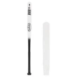BamBooBat Bamboo Wood ASA Slow Pitch Softball Bat: HBBW34S White/Black