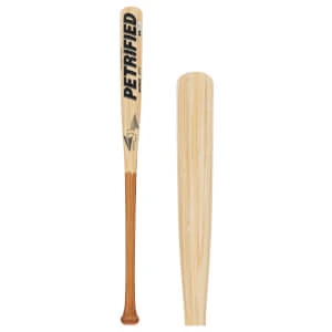 BamBooBat Petrified Hickory/Bamboo Composite Wood Baseball Bat: PET-HGBN271LG