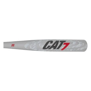 Marucci CAT7 Silver BBCOR Baseball Bat: MCBC72S - Image 3