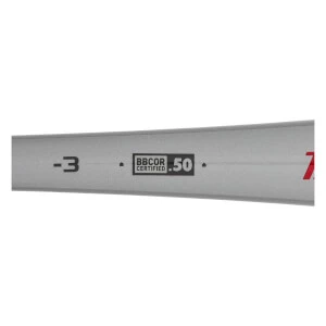 Marucci CAT7 Silver BBCOR Baseball Bat: MCBC72S - Image 4