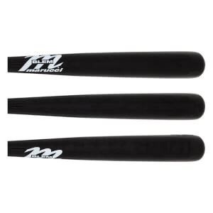 Marucci Maple Wood Baseball Bat: MCMBLEM Black Adult - Image 2
