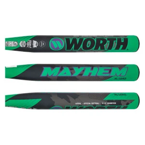 Worth Mayhem 14" XL Dual Stamp Slow Pitch Softball Bat: WM14L - Image 2