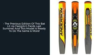 Anderson Rocketech Carbon -10 Fastpitch Softball Bat: FPRTC22 - Image 9