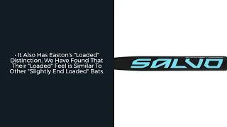 Easton Salvo 12.75" Loaded Dual Stamp 240 Slow Pitch Softball Bat: SPSAL1L - Image 9