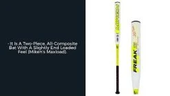Miken Freak 23 Kyle Pearson 12" Maxload USSSA 240 Slow Pitch Softball Bat: MKP22U 20 Miken Freak 23 Kyle Pearson 12" Maxload USSSA 240 Slow Pitch Softball Bat: MKP22U -Marucci Sports mqdefault 1490