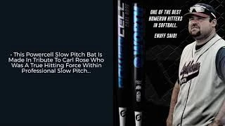Worth Powercell Carl Rose 13.5" XL USSSA Slow Pitch Softball Bat: WCARLU - Image 9