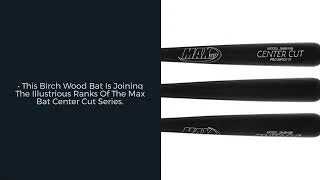 MaxBat Center Cut Birch Wood Baseball Bat: JBMB1BB - Image 10
